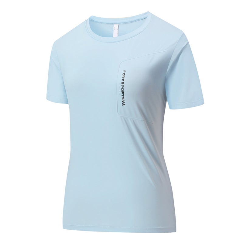 Mainly Recommends Outdoor Sports Sun Protection Half-Sleeved Shirts For Couples, Ice Silk Quick-Drying Short-Sleeved Men'S Summer Moisture-Absorbent And Breathable T-Shirts - Image 5